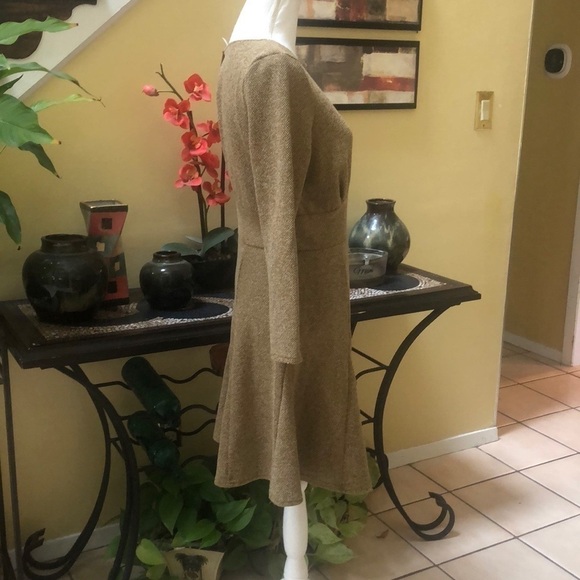 Free People Heart Stopper Teal Brown Mini Dress Size Large - Picture 6 of 16